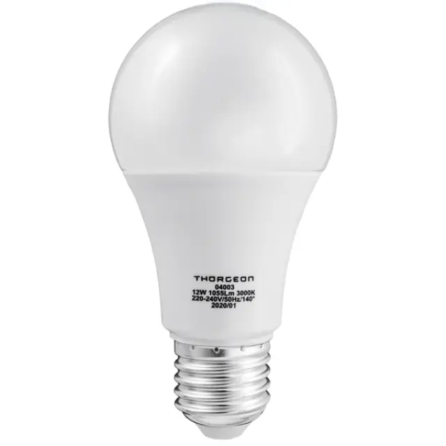 LED Light bulb 12W E27 A60 3000K 1055lm
