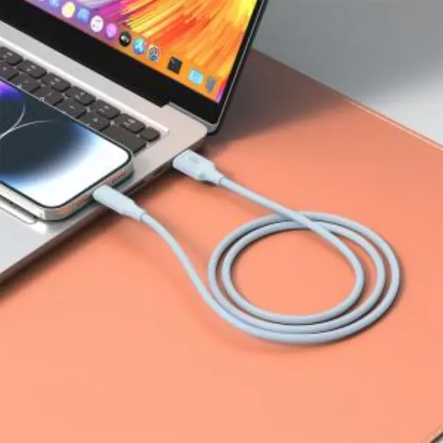 Καλώδιο USB High-Speed A αρσ. - USB Type-C αρσ. 15W, 1.00m σε μπλε χρώμα 3