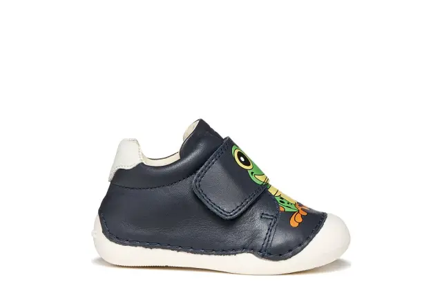 Βρεφικά Παπούτσια Geox Tutim για Αγόρια Navy Frog (Μεγέθη 19-22) ΜΠΛΕ