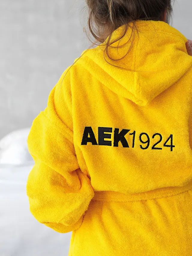 Μπουρνούζι Official Team Licenced Aek Adults Xl Palamaiki 2