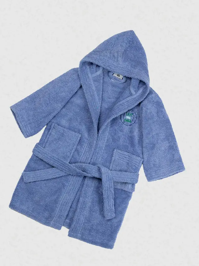 Μπουρνούζι Παιδικό Eco Blue Ηλικία 12-14 Sunshine