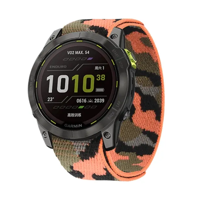 Nylon Watch Band Για Garmin Fenix 3/5x/3hr/5x Plus/6x/6x Pro/7x/8/9 (51mm)- Orange
