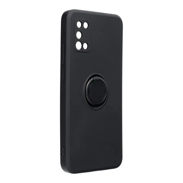Ring Case Προστατευτική Θήκη Με Ring Holder Και Kickstand Για Samsung Galaxy A02s - Μαύρο OEM