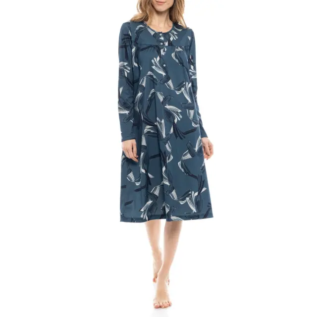 Γυναικείο Νυχτικό Blue Leaf Classic W1169 Pink Label - XL