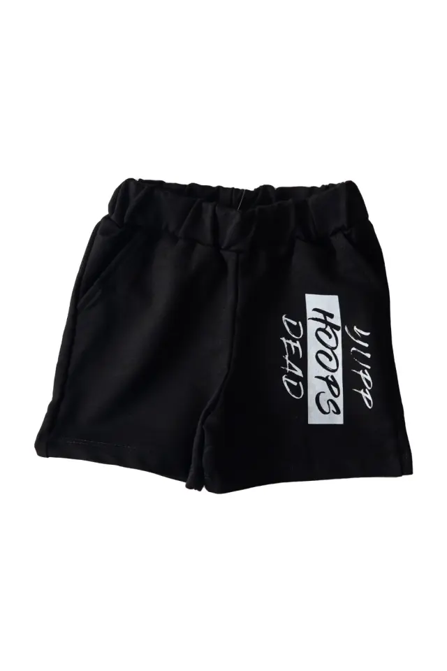 Shorts Kid Hoops Μαύρο
