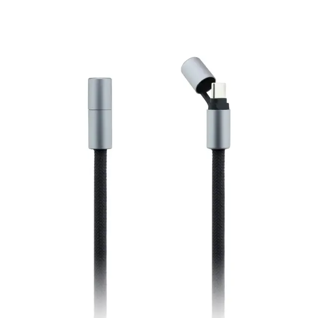 Karl Lagerfeld Ikonik Charm Strap with Integrated Charging Cable USB-C/USB-C Black 3