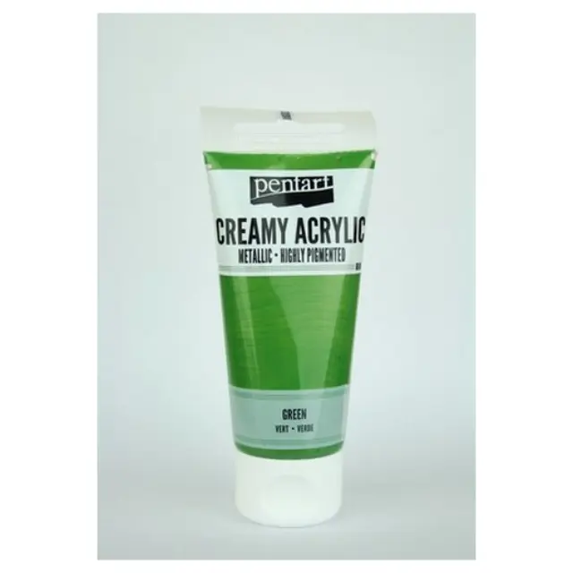 Χρώμα ακρυλικό Creamy 60ml Pentart - Metallic Green