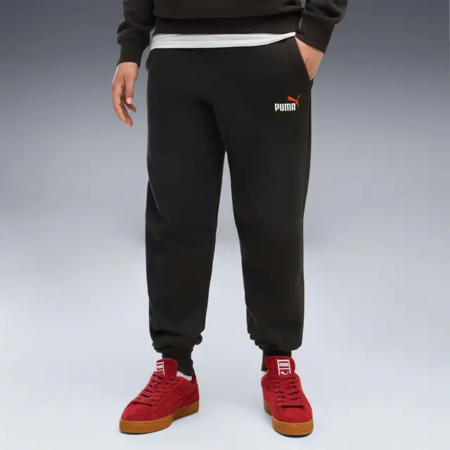 Puma Boy's Essentials 2 Color No1 Logo Fleece Sweatpants Μαύρο 685824-71 (Puma)