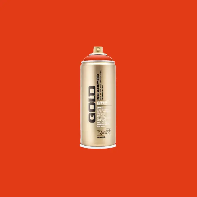 Montana Gold Spray Paint 400ml G2090 Red Orange