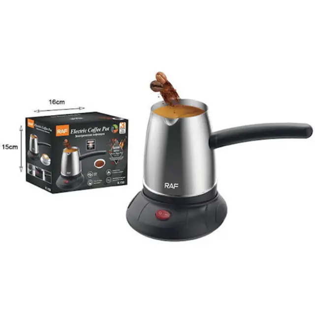 Raf Ηλεκτρικό Μπρίκι 600W με Χωρητικότητα 500ml Inox R.150
