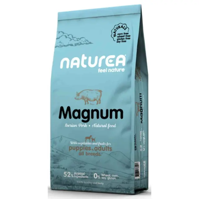 Naturea Naturals Magnum Puppies & Adults All Breeds Iberian Pork 12Kg Μονόχρωμο