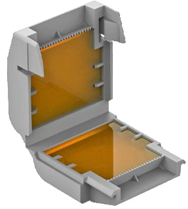 Gel box for core wires: branch with gel: IPx8: size1 grey