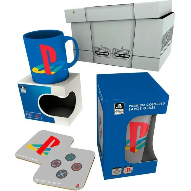 Abysse PlayStation Classic 2019 Gift Pack – XXL Ποτήρι, Κούπα + 2 Σουβέρ (GFB0075)