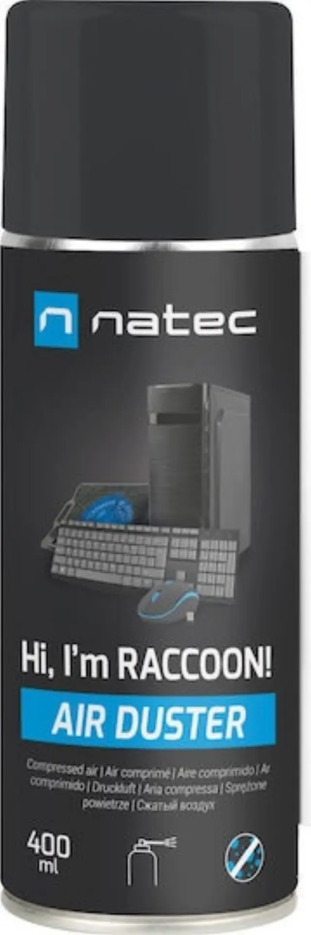 NATEC Raccoon Compressed Air Duster 400ml (NSC-2119) (NTCNSC-2119)