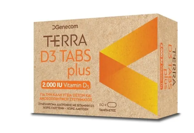 Genecom Terra D3 Tabs Plus 2.000IU 60Tabs