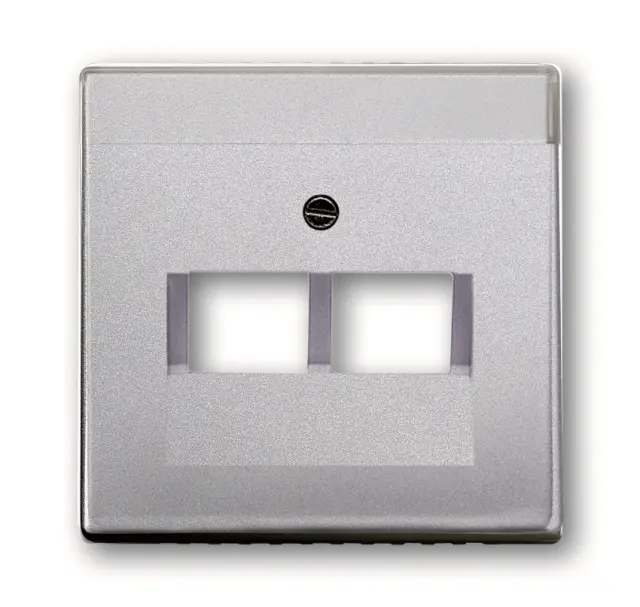 1803-02-83 CoverPlates (partly incl. Insert) future®, Busch-axcent® Aluminium silver