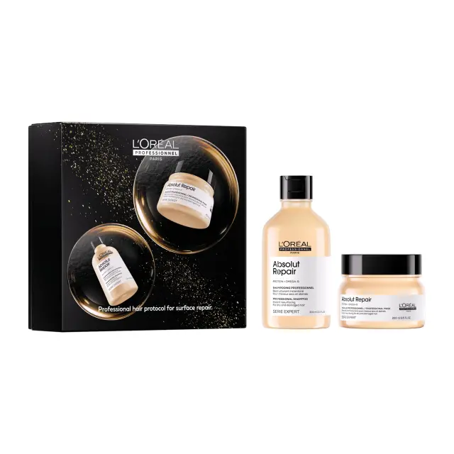L’Oreal Professionnel Serie Expert Absolut Repair Duo (Shampoo 300ml, Mask 250ml)