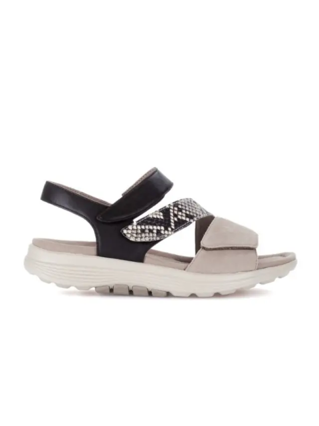 Gabor Πέδιλα Γυναικείο δέρμα/δέρμα Nubuck Μαύρο GAB/86813 37-MOHAIR 3