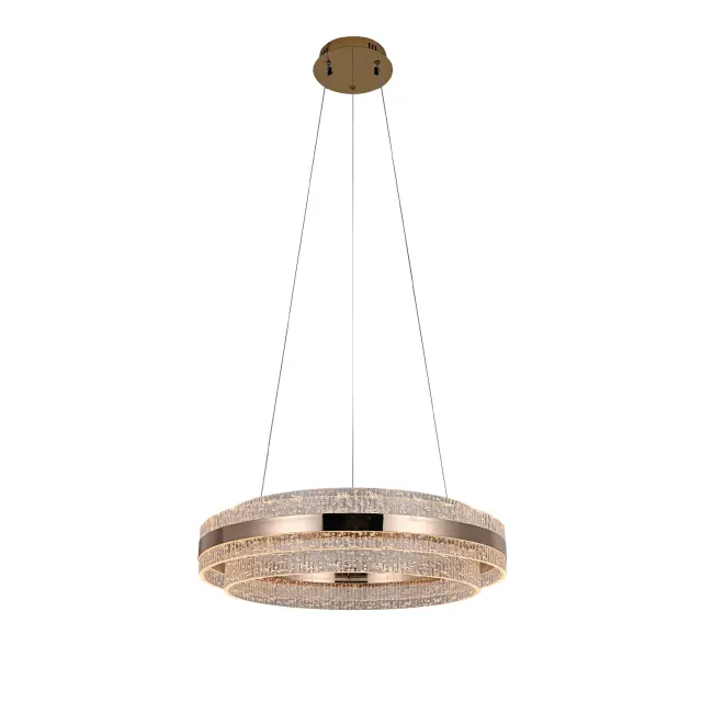 ΚΡΕΜΑΣΤΟ ΦΩΤΙΣΤΙΚΟ ACA HM251446 ΧΡΥΣΟ LED 48W 2700K-3000K-4000K IP20 D60XH120CM / HM251446