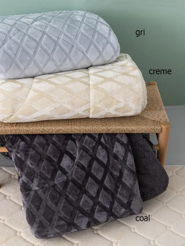 Κουβερτοπαπλωμα King Size Nadine Collection 240x260 NADINE Creme Palamaiki Creme KING 240x260