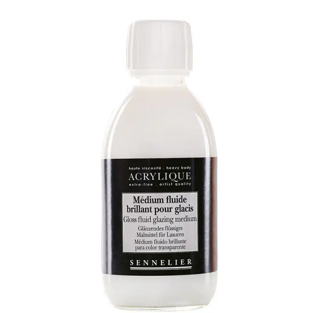 Sennelier Gloss Fluid Glazing Medium για Ακρυλικά - 250ml
