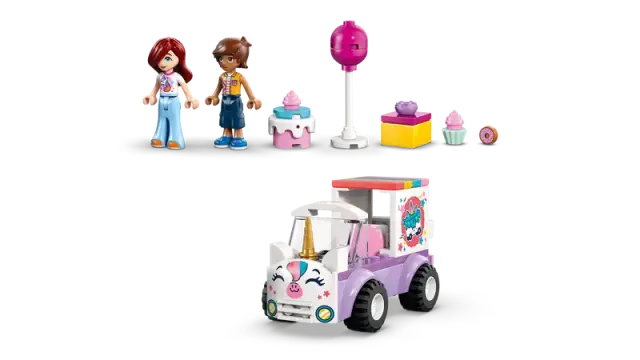 LEGO Friends Unicorn Cake Delivery Car για 4+ Ετών 67τμχ 3