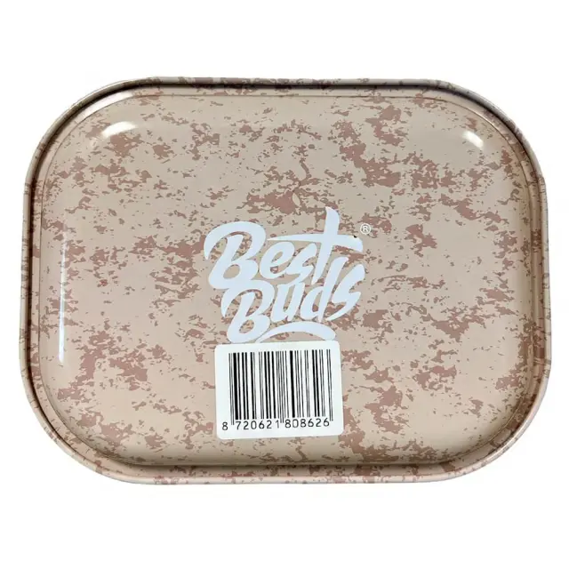 Best Buds Cookies And Cream Metal Rolling Tray Small 2