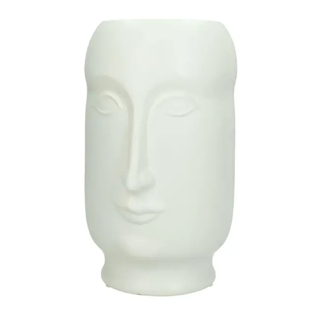 Βάζο Λευκό Κεραμικό 13.5x15x23cm