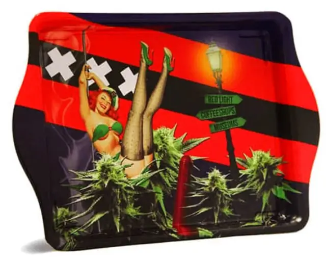 Rolling Tray Δίσκος «Old School 50s» Mini (21x15cm)