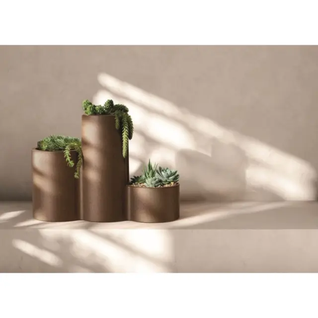 ΓΛΑΣΤΡΑ TUBLA TRIO 80xH56 CORTEN STEEL POLYETHYLENE 2