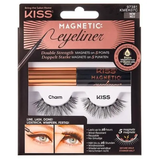 KISS Magnetic Eyeliner & Lash Kit | Απόχρωση 07C