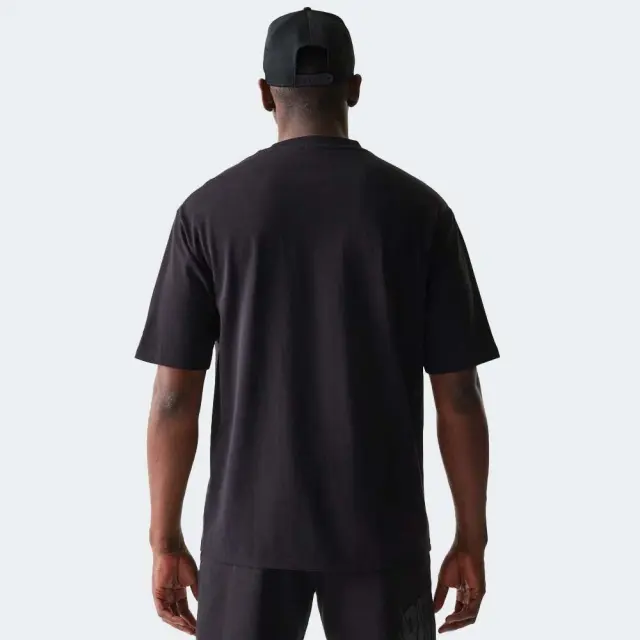 New Era Men's NBA Core Plus Chicago Bulls HD Oversized T-Shirt Μαύρο 60771523 (New Era) 2