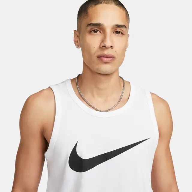 Nike Sportswear Swoosh Tank (FB9764-100) - Λευκό 2