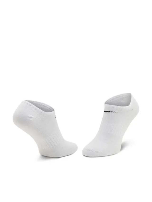 Nike Everyday Lightweight Αθλητικές Κάλτσες Λευκές 3 Ζεύγη 2