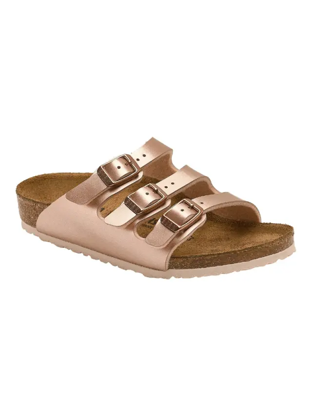 Birkenstock Πέδιλα Παιδικό Birko-Flor(ανθεκτικό υλικό της Birkenstock-επιτρέπει την επαφή με το νερό) Ροζ BIR/FLORIDA KIDS ELECTRIC 1012513 M/COPPE - 28 2