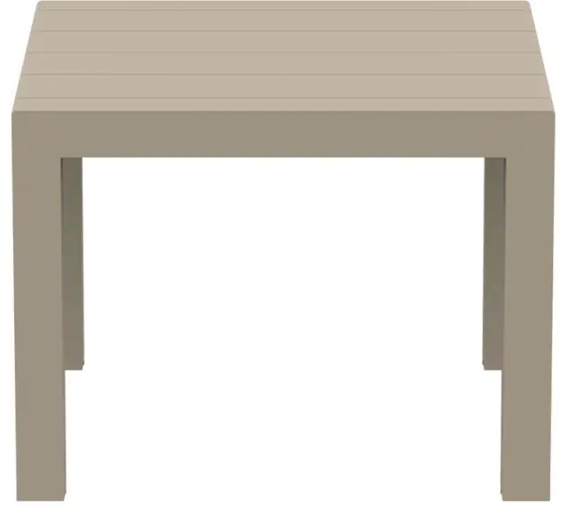 Τραπέζι VEGAS Dove Grey PP 100x100/140x75cm 2