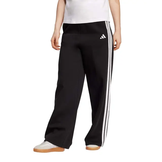 adidas Sportswear Women's 3Stripes Fleece Wide Leg Pants Μαύρο KB5323 (adidas Sportswear)