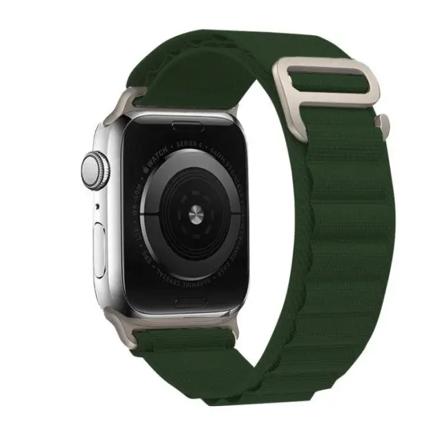 Nylon Λουράκι για Apple Watch 38/40/41/42(Series 10/11/12)mm- Army Green OEM