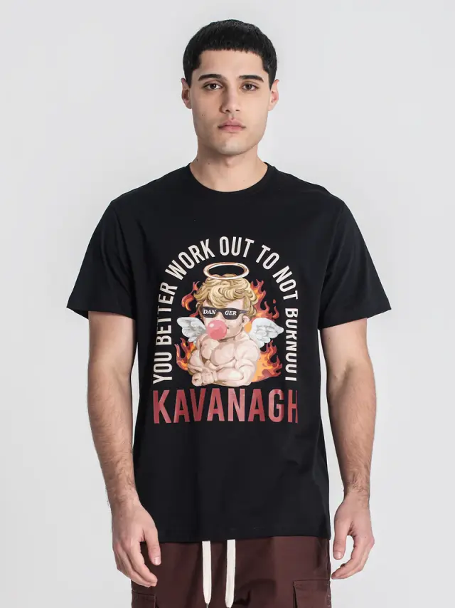 Gianni Kavanagh Ανδρικό WORK OUT T-Shirt – Black - S
