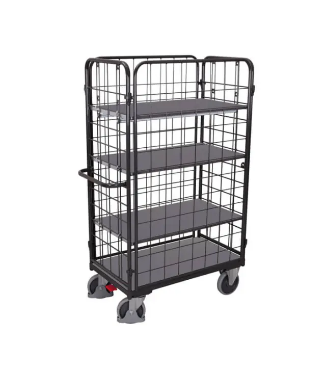 Variofit sw-600.311/AG Τρόλεϊ Μεταφοράς 4 Επιπέδων για Φορτίο Βάρους ως 500kg