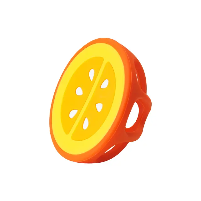 INFANTINO Soothing Silicone Teether, Orange 2
