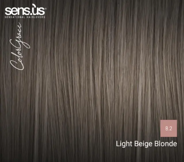 Sensus Color Grace M3K 8.2 Light Beige Blonde 100ml - (μόνιμη βαφή μπεζ ανοιχτό ξανθό) 2