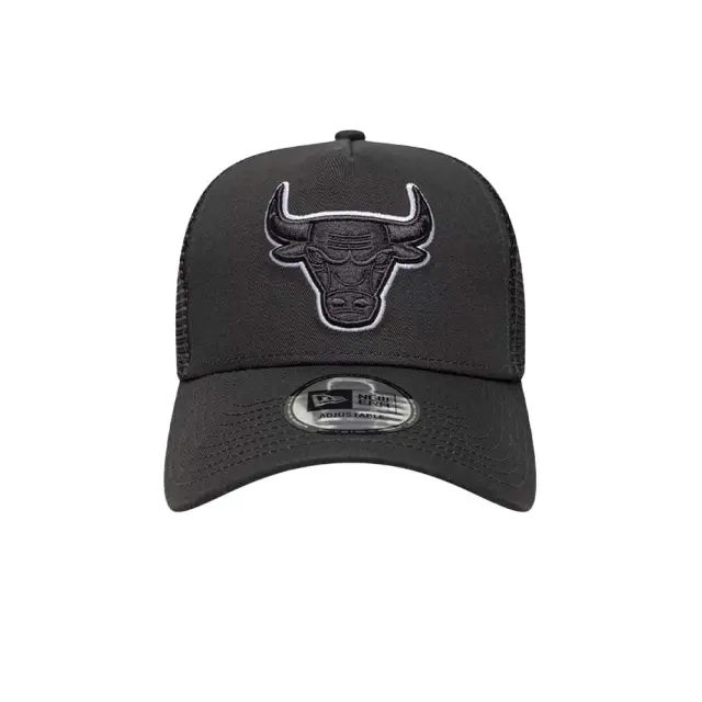 New Era Adult Outline E-Frame NBA Chicago Bulls Trucker Cap Ανθρακί 60856284 (New Era) - One Size 2