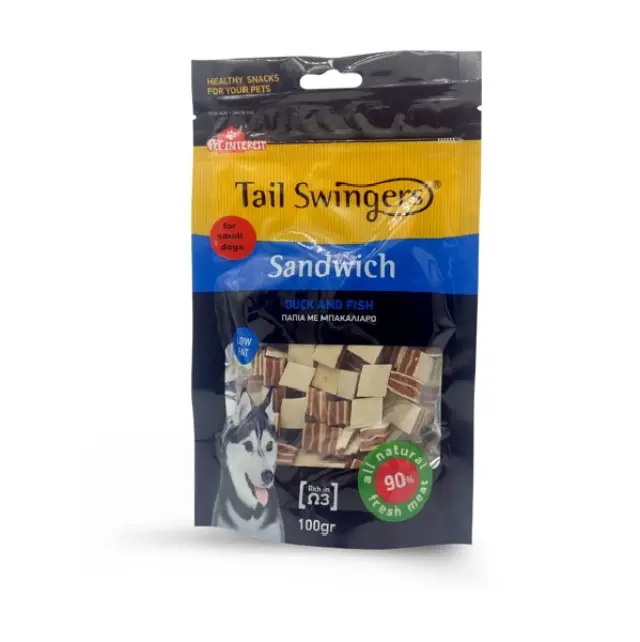 Tailswingers Μικρά Σάντουιτς με Πάπια και Ψάρι 100gr