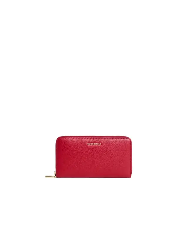Coccinelle - Γυναικείο Πορτοφόλι Metallic Large E2MW5113201-R02 Κόκκινο