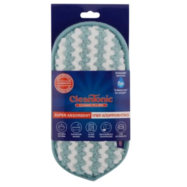 CleanTonic Μαξιλαράκι Καθαρισμού Πολλαπλών Χρήσεων πετρολ-Γρί
