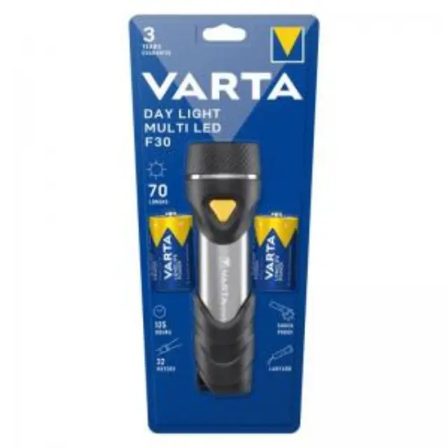 Φακός Varta Led Day Light με Μπαταρία D (2 τεμ.) N52872 2