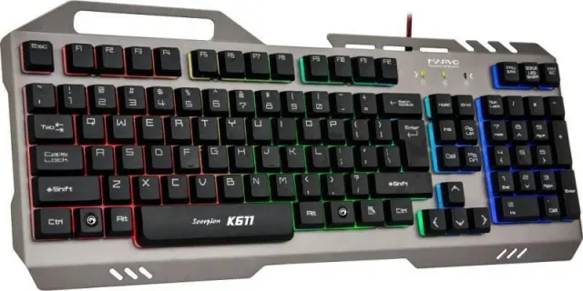 Marvo Gaming Πληκτρολόγιο με φωτιζόμενα πλήκτρα KG611