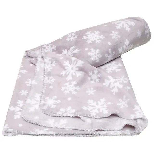 Κουβέρτα Καναπέ 125x150 Fleece Viopros Νοέλια Γκρι 100% Πολυέστερ