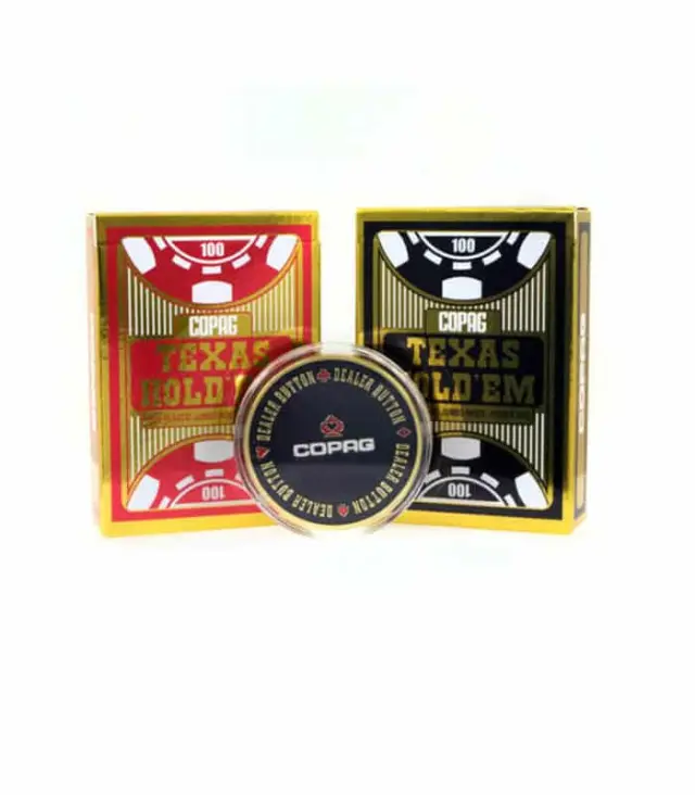 Τράπουλα Πόκερ Texas Hold em διπλή με Dealer 3